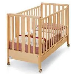 Baby Cot Wood Natural Model Susy