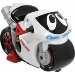 Toy Turbo Touch Motorbike Ducati White