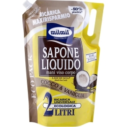 Liquid Soap Refill To Coconut & vanilla 2 Lt
