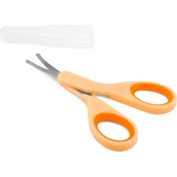 Baby Nail Scissors Safe Hygiene Orange