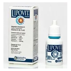 Supplement With Vitamins Lipovit Drops 15 ml