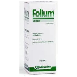 Supplement Folium Syrup Strawberry Flavour 150 ml