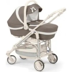 Trio Elegant Family Stroller Car Seat Carrycot Frame Included  593 tortora