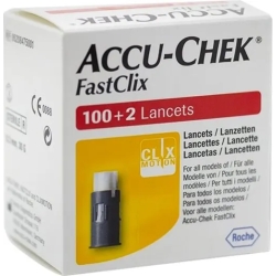 Fastclix Lancets For Blood Glucose Meters 102 Pieces