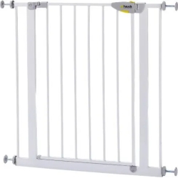Squeeze Handle Pressure Fix Safety Gate White