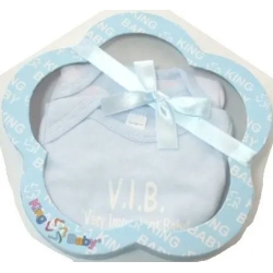 Gift Set Baby Bodysuits 0 - 3 Months + 2 Pieces Orange Pink Blue Green