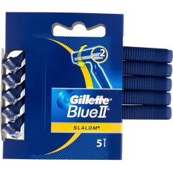 Blue Ii Slalom 1 Pack Of 5 Disposable Razors