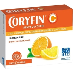 Coryfin C sugar free  - lungs health supplement 24 candies