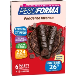 Dietetic Food Bars Double Dark Flavor Fudge 12 Pieces