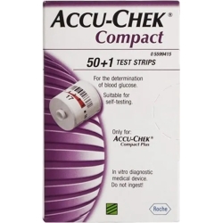 Compact Strips For Measuring Blood Glucose Pack 50 +1