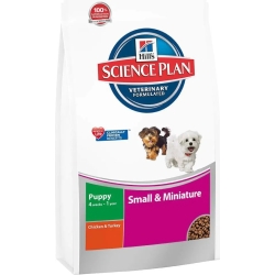 Dry food for dogs science plan puppy small taste chicken and turkey kg3