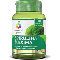 Supplement Spirulina Maxima Tonic Action 60 Tablets 1000 mg