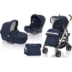 Trio Zippy Pro Stroller Pushchair Car Seat Blue Frame Included