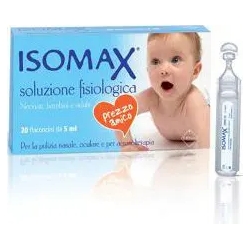 Isomax Saline Eye And Nasal Aerosol Therapy 20 Vials 0.5 ml