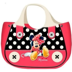 maxi beach bag button minnie mouse 06937