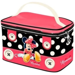 Girls Cosmetic Handbags Jewelry Bag faux leather Minnie 04537