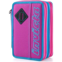 Pencil Case For School 3 Zip Mission Fluo