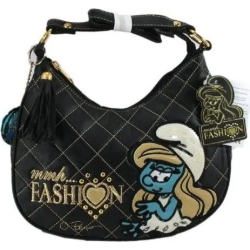 girls half-moon bag with Smurfette character 808758