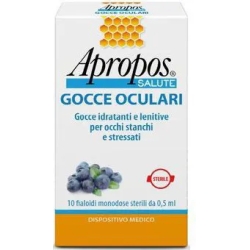 Eye Drops Moisturizing For Stressed Eyes 10 Vials 0,5 ml