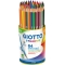 stilnovo can 84 coloured pencils assorted colours 5165