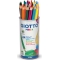 mega can 24 coloured pencils assorted colours 5197