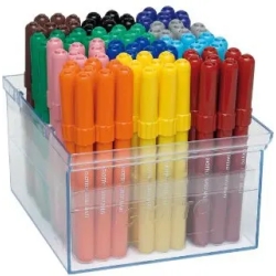 turbo maxi school - pack of 96 assorted markers