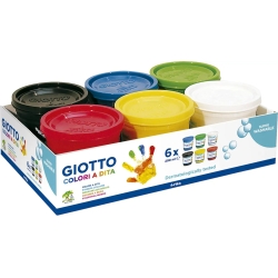 finger paint pack of 6 colours of 200 ml