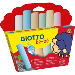 bebè pouch 6 superchalks assorted colours 2 years +