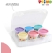 pearly finger colours box 6 jars of 100 g
