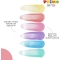 pearly finger colours box 6 jars of 100 g