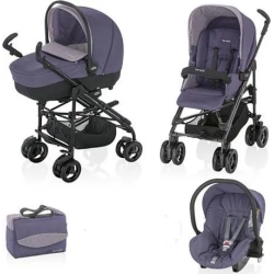 Trio Simplo Stroller Carrycot Car Seat Color violet Frame Included