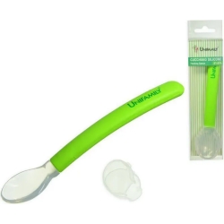 Spoon For Meal Green In Silicone