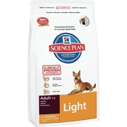 science plan canine adult light medium dry food chicken 3 kg