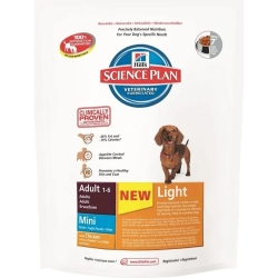 science plan canine  adult light mini dry food chicken 800 g