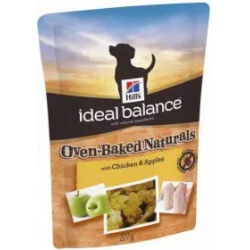 ideal balance canine oven baked naturals treats chicken &apples 227g