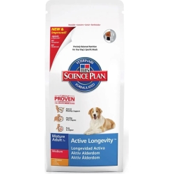 science plan canine mature adult 7+ active longevity medium chicken 3kg