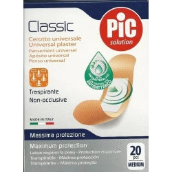 Classic Universal Plaster Non-Occlusive Maximum Protection 20 Patches