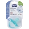 soother physio soft silicone 6-16 months light blue