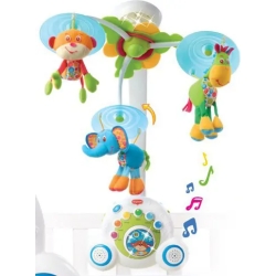 music crib mobile soothe'n groove mobile blue