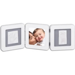 My Baby Touch Two Print Frame  (White/Grey)
