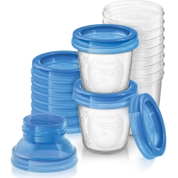 Philips Reusable Breast Milk Storage Cups (10 x 180 ml)