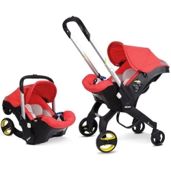 Infant car seat 2 in 1 red