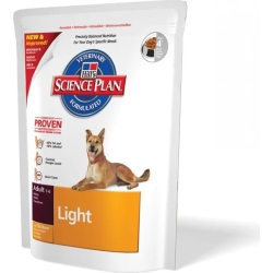 science plan canine adult medium light - dry food with chicken 1 kg