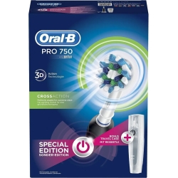 pro 750 crossaction colour edition electric toothbrush black