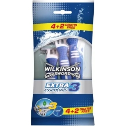extra 3 essentials 4+2 disposable razor