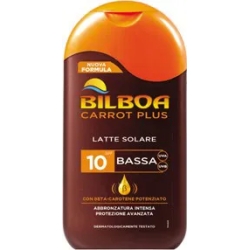 carrot plus - latte solare spf 10 protezione bassa 200 ml