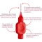 interdental brush red 0,5 mm pack of 6 pcs