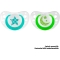physio air lumi 6-16M - 2 silicone pacifiers - assorted colors
