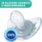 physio air lumi 6-16M - 2 silicone pacifiers - assorted colors