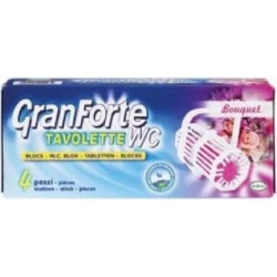 Scented tabs for toilet - 4 pcs